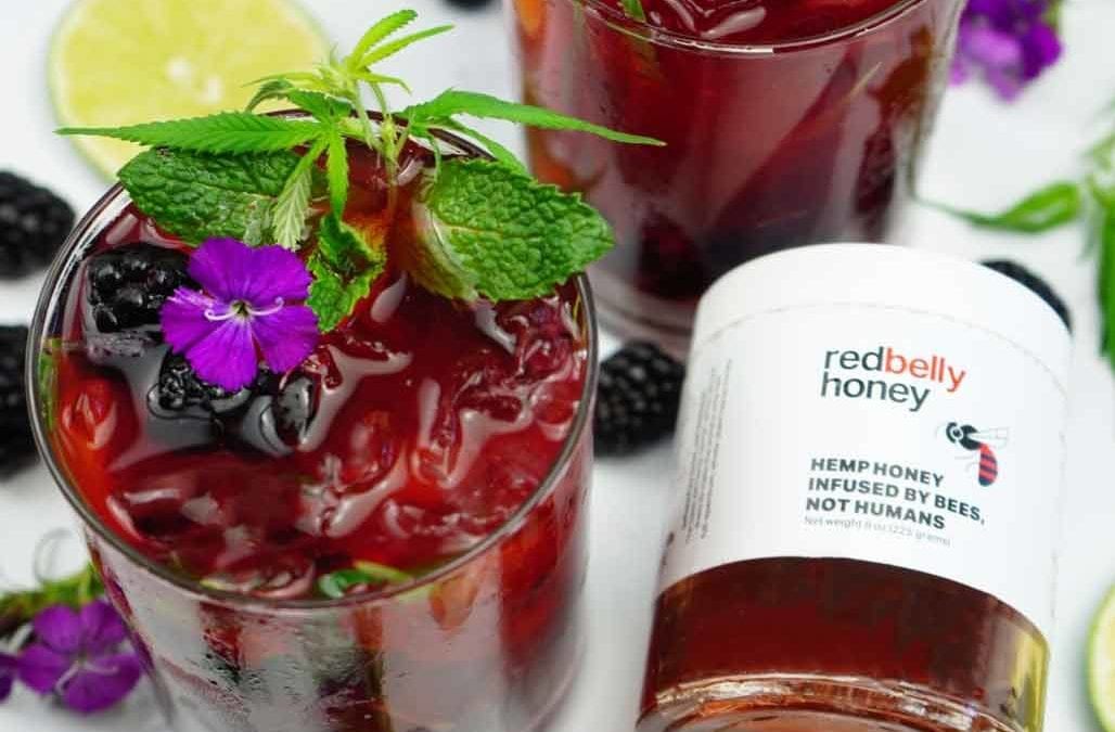 The Herb Somm’s Red Belly Honey Blackberry Mojito