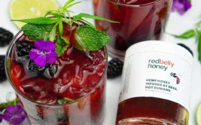 The Herb Somm’s Red Belly Honey Blackberry Mojito