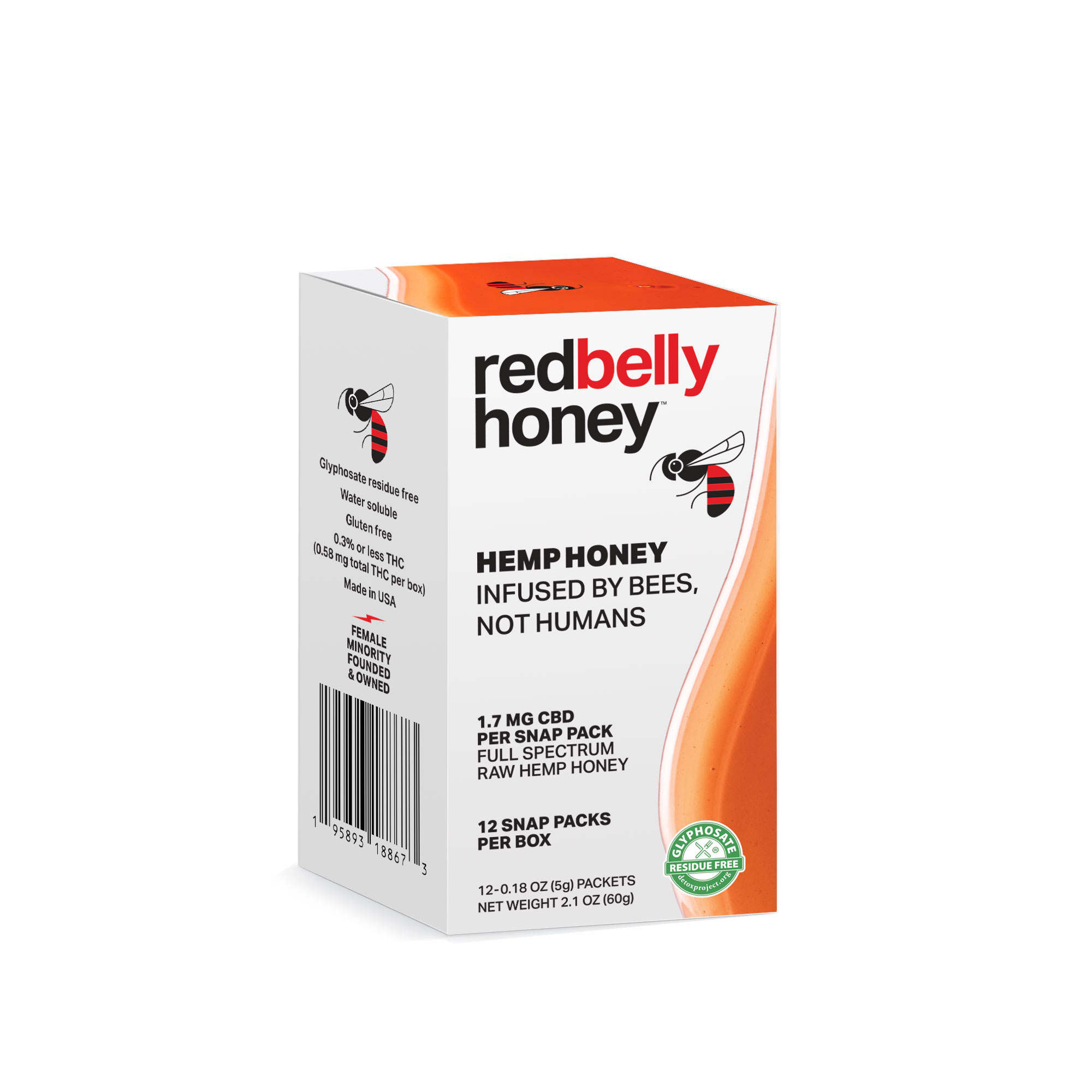 Red Belly Honey Snap Packs 12-pack