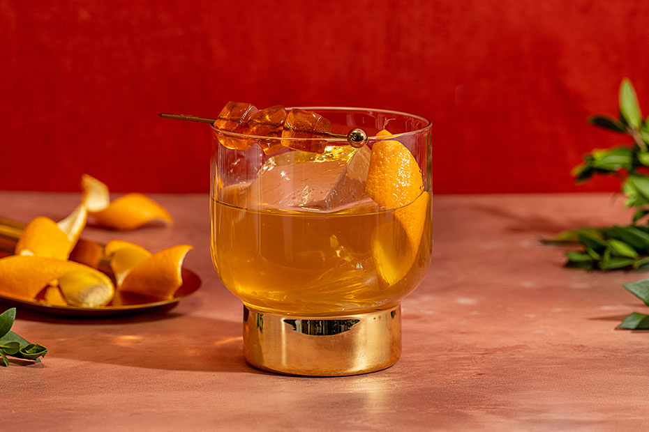 Red Belly Honey New Fashioned Cocktail